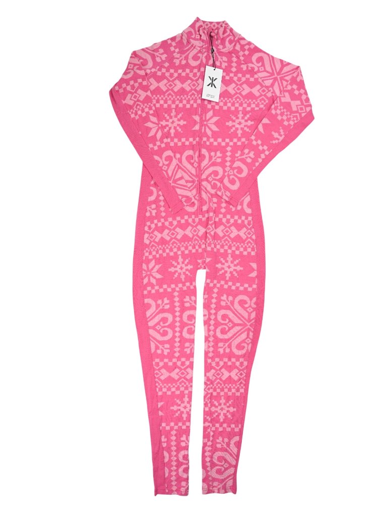 Onepiece Merino Tech Fitted Baselayer In Pink